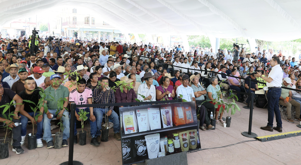 Soberanía alimentaria y obra comunitaria transforman el campo en la Sierra negra